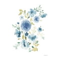 thumbnail image 2 of Nai, Danhui 12x14 White Modern Wood Framed Museum Art Print Titled - Floral Serenade I, 2 of 4