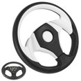 thumbnail image 2 of Steering Wheel Automobile Steering Wheel Steering Wheel Replacement 12.5in Steering Wheel Car Modified Accessory 320mm/12.5in Car Steering Wheel 6  Hole Universal Auto Modified, 2 of 8