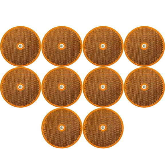 Round Reflector Class A 3-3/16" with Center Mounting Hole for Trucks Boats Suv's