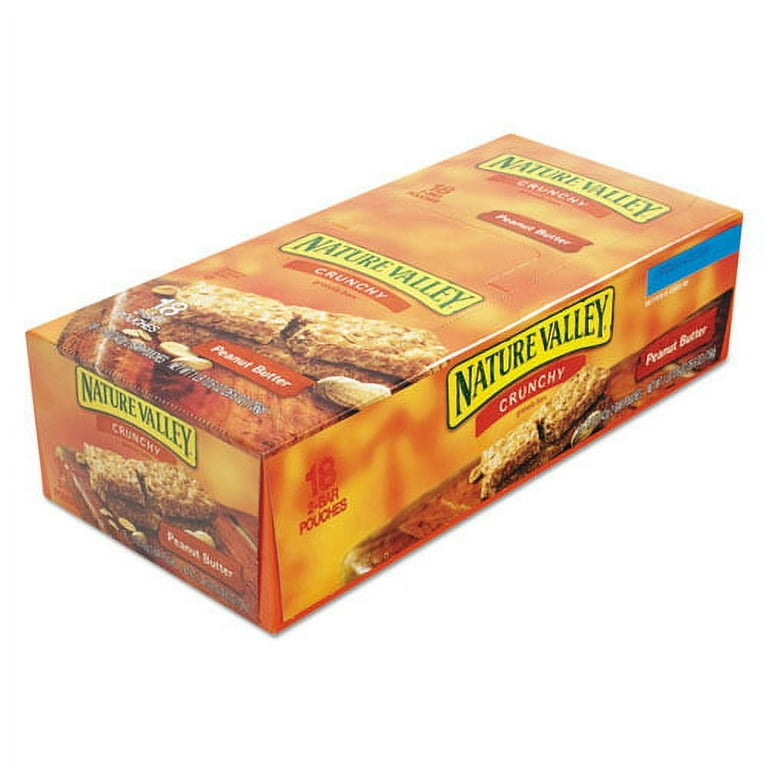 Granola Bars, Peanut Butter Cereal, 1.5 oz Bar, 18/Box Granola Bars, Peanut Butter Cereal, 1.5 oz Bar, 18/Box