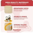 thumbnail image 4 of GFDYREE Step in Dog Harness for Small Dogs No Pull, Small, Pineapple - Adjustable Harness with Padded Mesh Fabric and Reflective Trim - Buckle Strap Harness for Dogs, 4 of 7