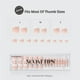 thumbnail image 5 of Tips para uñas de los pies BTartboxNails XCOAT TIPS para mujer, 150 unidades, 5 of 8