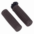 thumbnail image 1 of Empuñaduras de acelerador de 22 mm empuñaduras de manillar de motocicleta resistentes al desgaste antideslizantes fáciles de controlar cómodas de silicona 2 piezas para ANGGREK Otros, 1 of 8