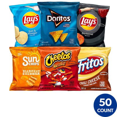 Frito-Lay Flavor Mix Chips and Snacks Variety Pack (50 pk.) - Walmart ...