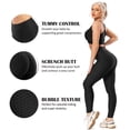 thumbnail image 4 of FITTOO High Waist Butt Lift Women's Capri Leggings Yoga Pants Female, 4 of 7