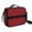 Red and Black, variant on Green and White Checkered Pattern Insulated Lunch Bag with Shoulder Strap and Bottle Holder,Bento School Lunch Bag Box,11x9.5x3.5 Inches