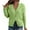 Green, variant on V Neck Open Front Knit Cardigan for Women Loose Fit Long Sleeve Sweater Coat Top XXL Size Red