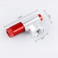 Mini Dual Head CO2 Tire Pump Mouth Road Bikes Air Inflator Head