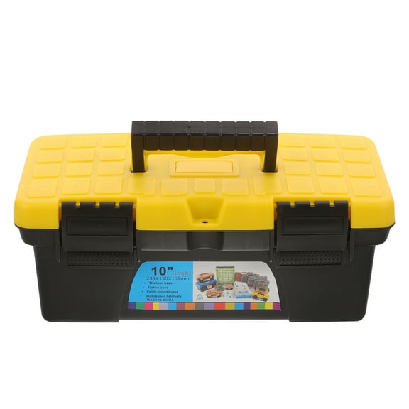 4pcs Hard Case 10 Inch Maintenance Tool Case Car Tool Storage Box Tool Storage Box