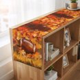 thumbnail image 6 of Fall Football Table Runner 72 Inches Long, Cotton Linen Table Runner Dresser Scarf, Thanksgiving Maple Leaf Orange Yellow Fabric Tablerunners for Dining Coffee Tables Wedding Holiday Party 13"x72", 6 of 9