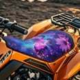 thumbnail image 4 of Uorisanigo Purple Butterfly ATV Seat Cover Waterproof Polyester Material, Anti-Slip Four Wheeler Seat Cushion Cover Compatible with 2014-2020 Polaris Sportsman 400 500 850 1000, 4 of 7