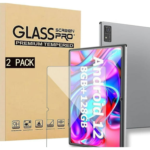 NSFN] For Qukenk MTK81 Android 13 Glass Film for Tablet 10 Inch Glass Film, LCD Protective Glass Film, 9H Hardness, Ultra-Thin, High Transmittance, Automatic Adhesion, Scratch Prevention, 2 Pack