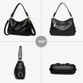 thumbnail image 3 of Hobo Bags for Women PU Leather Crossbody Purses Trendy Shoulder Handbag Tote Bag Satchel Bag, 3 of 7