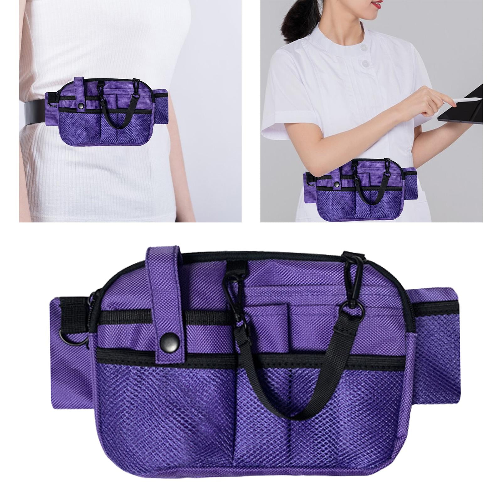 FITYLE Nurse Fanny Pack, Nurse Organizer Belt, Portable Hip Bag Adjustable Strap Case Nurse Bag Organizer Waist Bag Pouch Men Women,