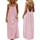 thumbnail image 1 of Una Línea Vestidos de Verano para las Mujeres 2025 sin Mangas Cami Espagueti Correa Vestidos para las Mujeres Vestido de Sol Largo Flujo, 1 of 9