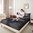 thumbnail image 4 of Manfei 3-Piece Twin Jet Sheet Set - USA Flag Transportation, 4 of 7