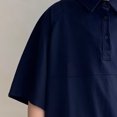 thumbnail image 4 of Camiseta de manga corta para hombre, blusa informal transpirable, estilo vintage, holgada, para uso diario, 4 of 8