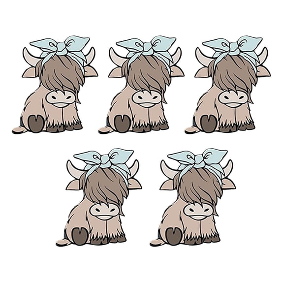 Cow Sticker | Car Cow Print Stickers | Funny Yak Decals Window Stickers Peeking Cattle Wall Sticker For Living Room Kitchen