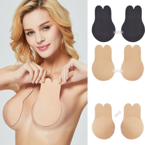 Silicone Adhesive Stick On Magic Push Up Gel Strapless Invisible Bra Backle  =