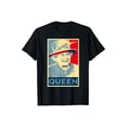 thumbnail image 1 of Camiseta de manga corta de la reina Isabel II, conmemorativa de la reina de Inglaterra, camiseta conmemorativa de la reina Isabel II, ropa conmemorativa de Isabel II, 1 of 3