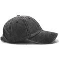 thumbnail image 3 of Gorra de béisbol simple negra Gorra de béisbol teñida con pigmento de algodón unisex Adepaton CZYD-HQ69, 3 of 3