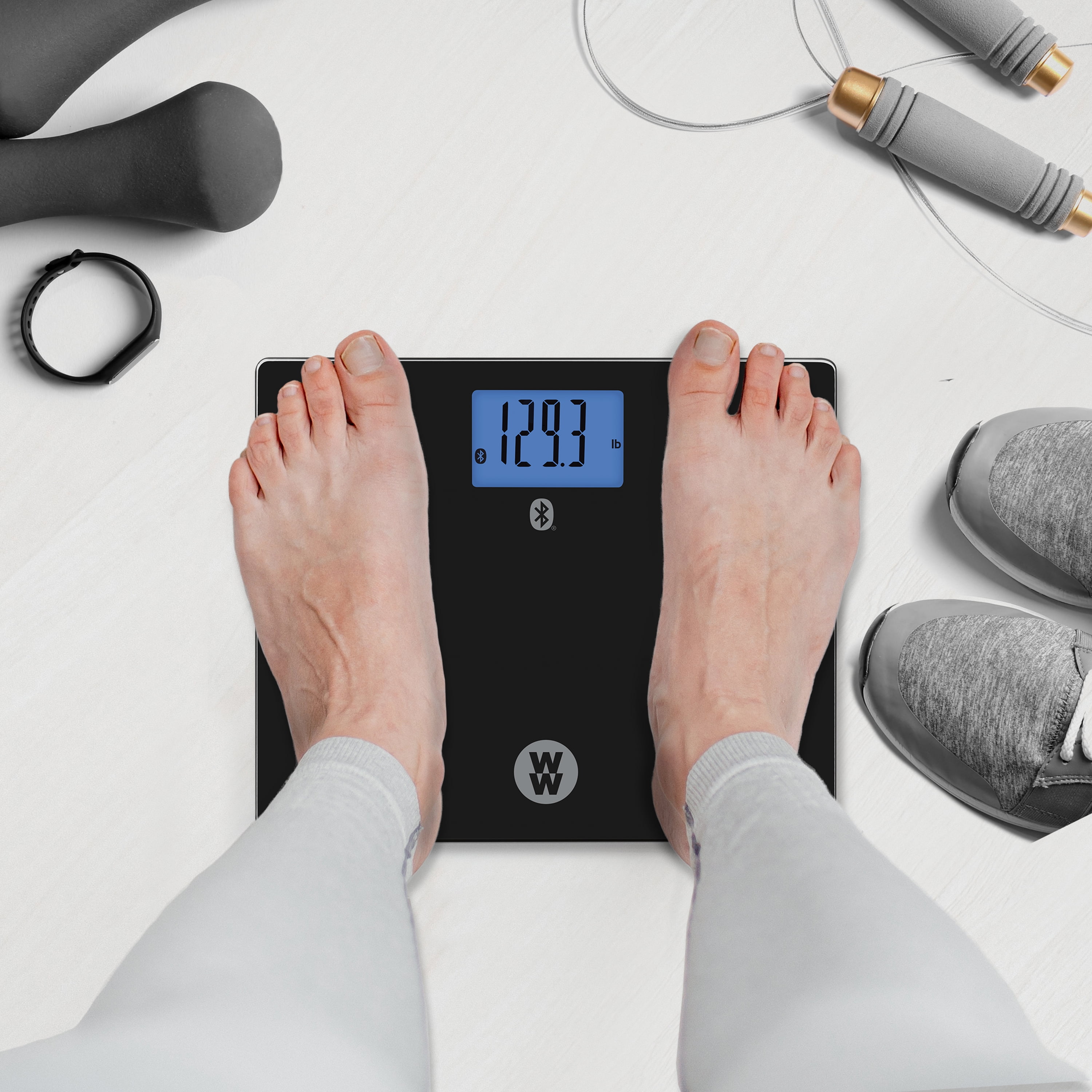 Weight Watchers by Conair Bluetooth Ultra Compact Body Analysis Scale WW920ZF