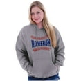 thumbnail image 3 of Sports Fan Baseball Stitches Homerun Hoodie Sweatshirt Women Men Brisco Brands X, 3 of 6