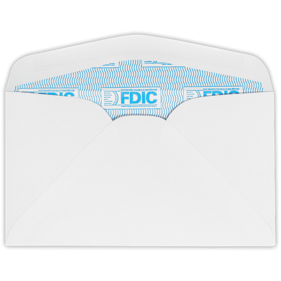 LUXPaper #6 3/4 Regular Envelopes, 3 5/8 x 6 1/2, White, 250/Pack