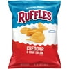 Ruffles Cheddar & Sour Cream Flavored Potato Chips 1.75 oz. Bag