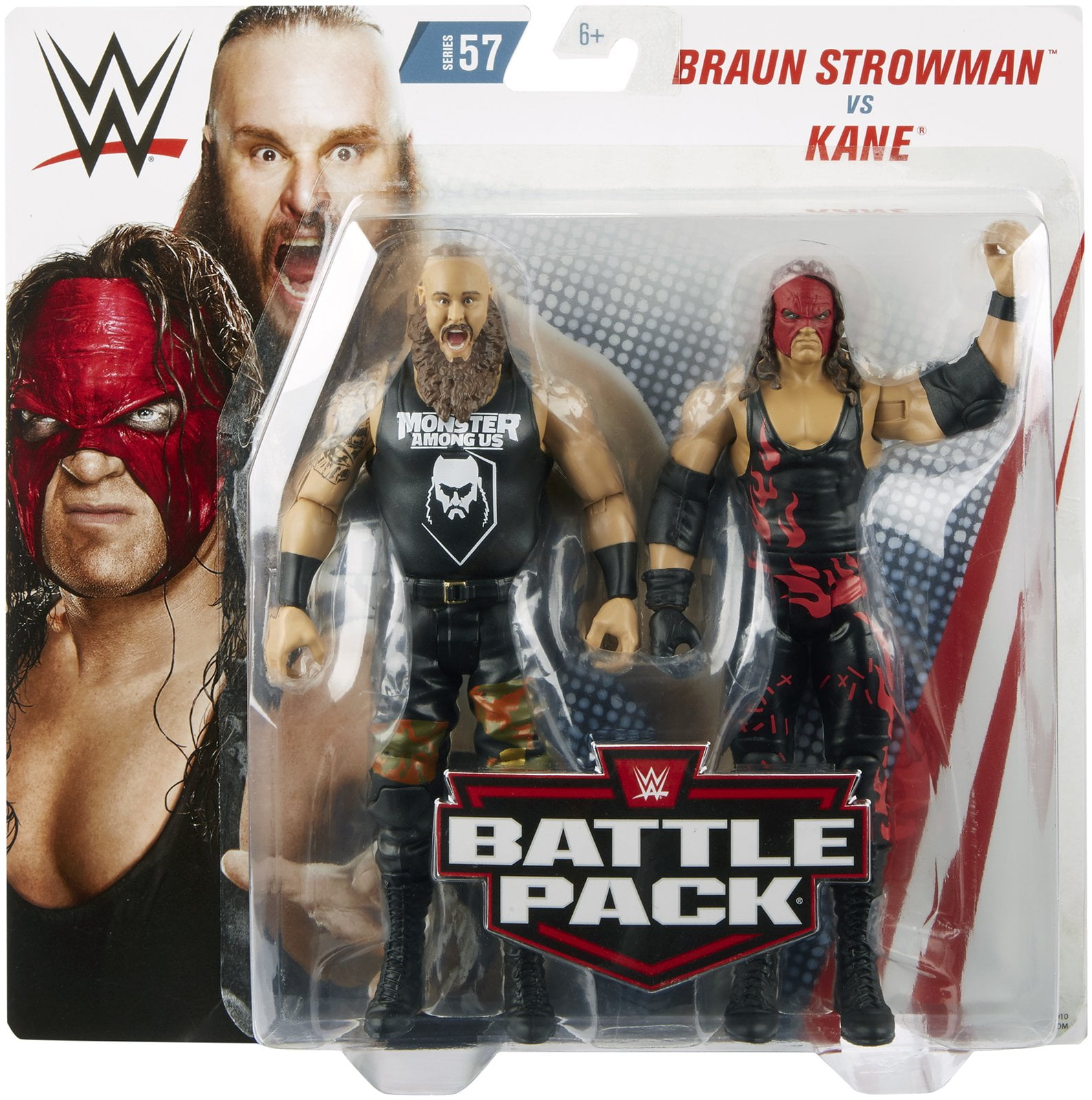 Rétro WWE Série Braun strowman 8 Mattel Jouet Wrestling Action Figure