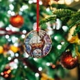 thumbnail image 4 of YANHAIGONG Christmas Hanging Decor,Christmas Tree Ornaments,Christmas Decorations Indoor ,Christmas Decorations Ornaments,Christmas Acrylic Pendant Concave Textured Round Pendant Decoration, 4 of 6