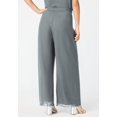 thumbnail image 2 of Roaman's Women's Plus Size Mesh Overlay Pant, 2 of 3