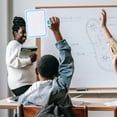 thumbnail image 4 of SKISUNO Dry Erase Board Dry Erase Paddle PVC Blue Classroom Tool 1Pack, 4 of 7