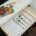 thumbnail image 4 of Con-Tact Brand Grip Prints Non-Adhesive Shelf & Drawer Liner, Moraccan Marble, 18” x 4', 4 of 6