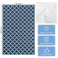 thumbnail image 5 of Lake Blue Moroccon Kitchen Towels Set of 2, Water Absorbent Dish Towel, Minimalist Ethnic Bohemian Aesthetic Decorative Hand Towels - Quick Drying Cloth for Cooking Baking, 18x28 Inch, 5 of 8
