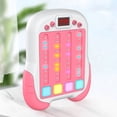 thumbnail image 5 of Consola de juegos de baile Juguete rítmico interactivo | Entrenamiento de Percepción y Coordinación Musical | Múltiples niveles de dificultad | Actividad entre padres e hijos | Rosa o azul | 6,14 x, 5 of 5