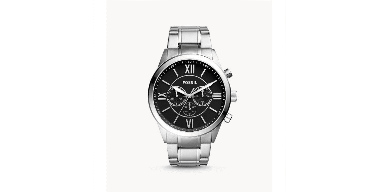 Fossil Men s Grant Chronograph Stainless Steel Watch FS4736IE Walmart