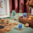 thumbnail image 5 of 24Pcs 3 Size Small Glass Display Dome Cloche Glass Display Dome with Cork Base Cloche Bell Jar Dome for Doll House Container Anniversary Party Favor Decoration, 5 of 6