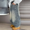 thumbnail image 4 of Boy's Pants Jeans Stretch Denim Loose Fit Long Autumn Winter School Play Activewear, 4 of 8