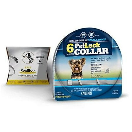 PetLock Flea & Tick collar Small Dogs 6 Months Protection Compares to