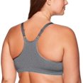 thumbnail image 2 of Playtex Womens Nursing Sport Racerback Bra, M, Grey Heather, 2 of 2
