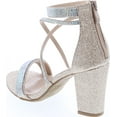thumbnail image 3 of Top Moda Dressy/Formal Sandals High Heel Ankle Strap Open Toe Sandals, 3 of 7