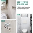 thumbnail image 5 of KALLORY White Toilet Paper Roller for Fish Tank Easy Replacement and Retractable Design 2pcs, 5 of 8