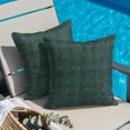 thumbnail image 2 of Throw Pillow Covers 24x24 Inch, Forest Green Decorative Pillow Cases for Couch Sofa Bed, Farmhouse Vintage Green Solid Color Cotton Linen Square Home Decor Pillowcases with Hidden Zipper, 2 of 9