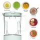 thumbnail image 4 of COCINA CON COLOR Licuadora de 300 vatios: potente control de 2 velocidades con pulso, cuchillas de acero inoxidable de 4 puntas, jarra de 25 oz (750 ml) y patas antideslizantes, salvia, 4 of 5