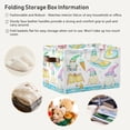 thumbnail image 5 of Cute Beach Gnomes Foldable Storage Basket,Canvas Fabric Foldable Storage Bins with Handles Open Home Storage Bins Boxes for Toy Book Shelf Closet Baskets, 5 of 8