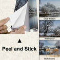 thumbnail image 4 of Peel and Stick Wallpaper Winter Scene River Thames Buscot Oxfordshire Modern Art Wall Mural Decor Self Adhesive and Removable 100in x 144in, 4 of 8