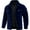 Navy, variant on Men's Long-Sleeve Corduroy Lapel Single-Breasted Warm Cotton-Padded Casual Coat with Soft Comfortable Design for Fall and Winter Wear, Daily Outings, and Holiday Season,Black,L