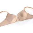 thumbnail image 6 of Sopiago Women’s Bras Back Smoothing Bra Seamless Underwire Soft T Shirt Bras Beige,M, 6 of 7