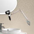 thumbnail image 1 of Soporte de secador de cabello montado en la pared, instalación ajustable Fácil Instalación giratoria Ratrillera de secador de cabello, soporte para largo, 1 of 8